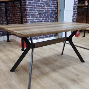 ModaNuvo Industrial 6 Seater Dining Table